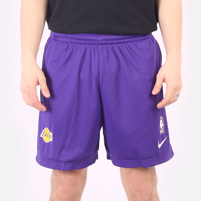 мужские фиолетовые шорты  Nike Los Angeles Lakers NBA Shorts DN4629-504 - цена, описание, фото 2